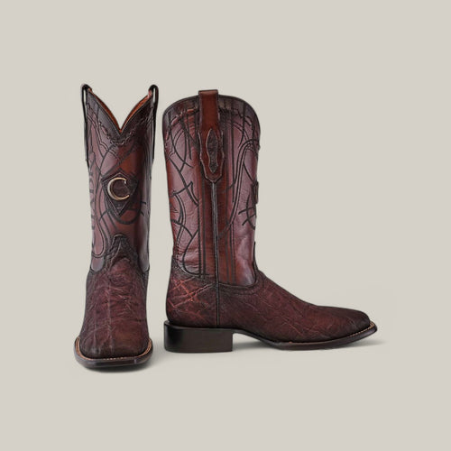 CU848 Brown Elephant Laser & Embroidery