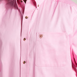 MNS SOLID TWILL SHT PRISM PINK 10016692